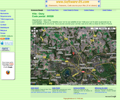 CPF passe au web 2.0 en integrant Google Maps