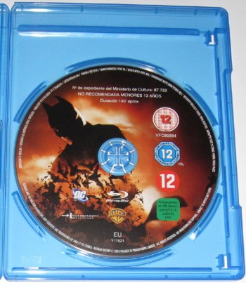 Batman Begins disque Blu-Ray