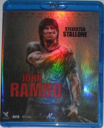 John Rambo pochette Blu-Ray métal brillant