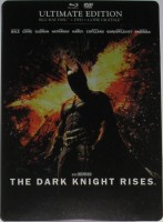 La boite métal du blu-ray The Dark Knight Rises 