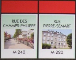 La rue des Champs-Philippe et la rue Pierre-Sémard dans le monopoly