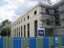 La nouvelle Salle de Spectacles de la Garenne-Colombes vue depuis la rue Louis-Jean