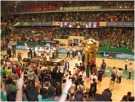JSF Nanterre est Champion de France Pro A 2013. Basket Ball