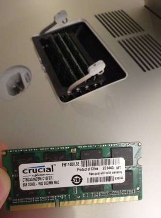 plus qu'une barrette de 8 Go a installé pourvoir un iMac gonflé à bloc avec 32 Go :)