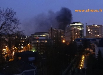 incendie d'un bus à La Garenne-Colombes