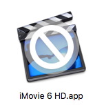 icone iMovie 6 HD sur MacOS 10.13